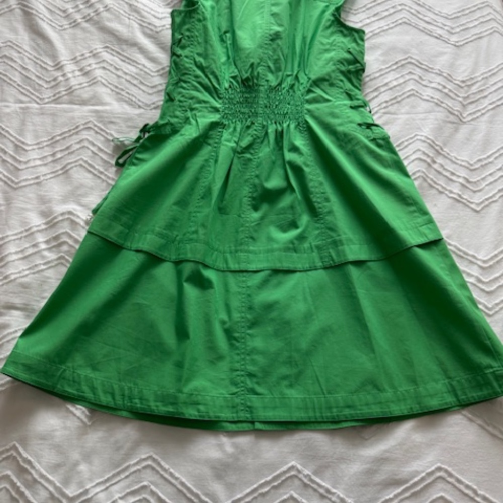 DEREK LAM 10 CROSBY - Sleeveless Mini Dress - NEW - Green - Size 10